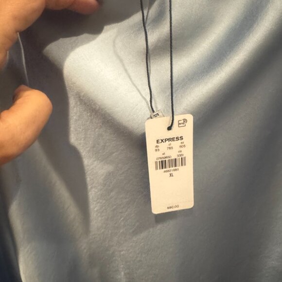 NWT Express High Waisted Satin Side Slit Maxi Skirt Size - Picture 4 of 4